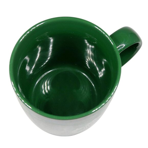 2020 Starbucks Holiday Mug – 12 oz Dark Green Swirl Ceramic Cup, Mermaid Logo - Picture 4 of 4